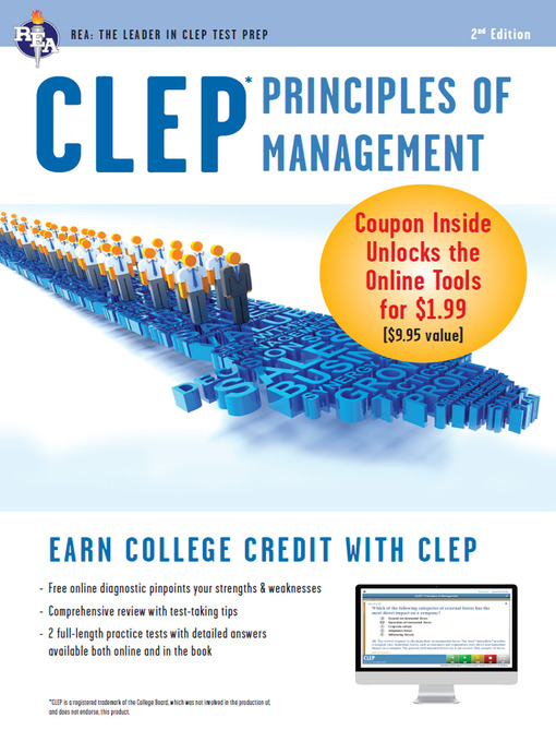 Title details for CLEP Principles of Management with Online Practice Exams by John R Ogilvie - Wait list